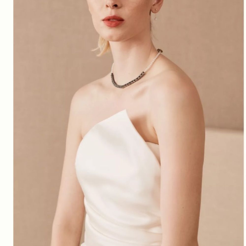 Anthropologie Amsale Waverly Dress Size 10 Wedding Dress - Picture 4 of 9